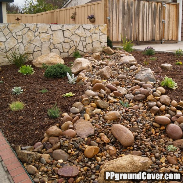 landscape fabric for rock mulch